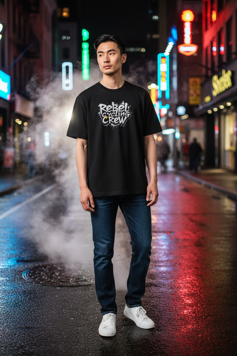 Concrete Drip Tee (black)