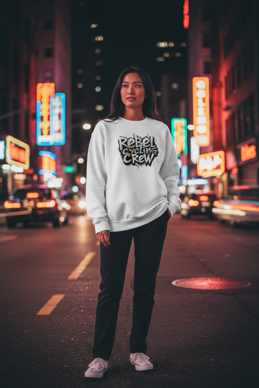 Concrete Drip Sweatshirt (White)