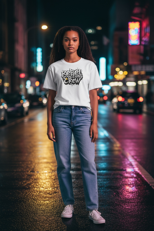 Concrete Drip Tee (White)